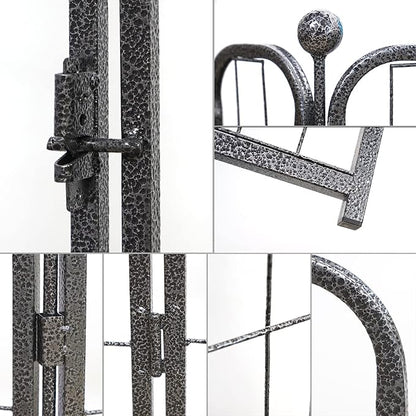 Dog Playpen, Dog Fences for The Yard, Portable Outdoor Dog Playpen for Large/Medium/Small Dogs, Foldable Metal Dog playpen, with Doors (New Thickened Version 16 Panels, 32")