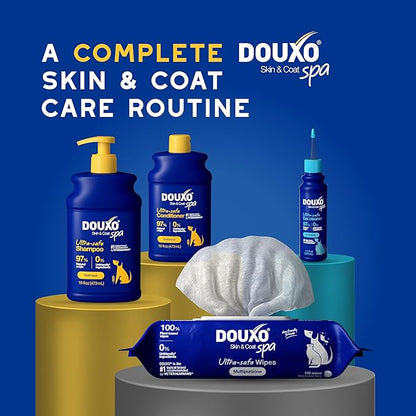 DOUXO® Skin & Coat SPA - Ultra-Safe Oatmeal Dog Conditioner, 16 fl oz, Safely Detangles, Revives The Coat and Moisturizes The Skin, Leaves The Coat Soft, Silky and Radiant, Skin-Friendly Formula