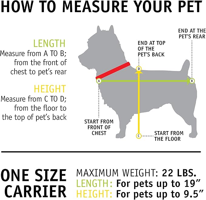 Sherpa on Wheels Indoor Pet Dog Carrier, Black Large for All Breed Sizes