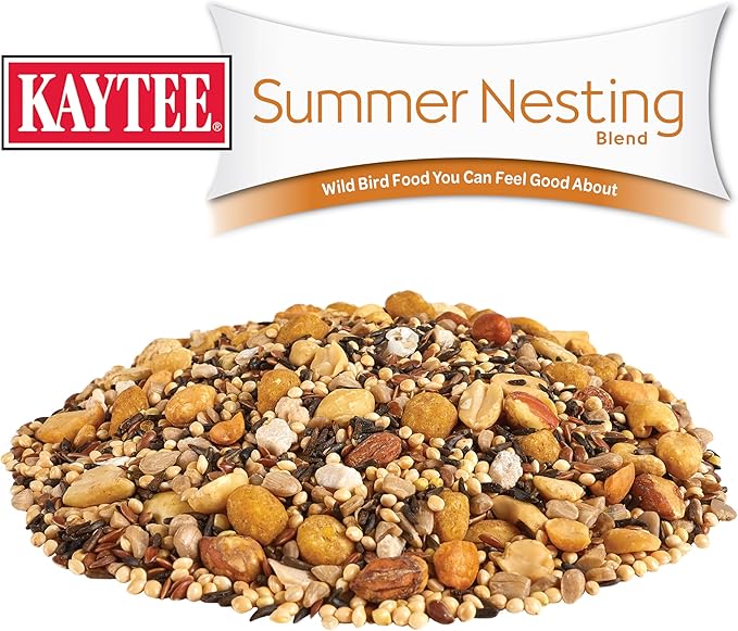 Kaytee Wild Bird Food, Summer Nesting Seed Blend, 8 lb
