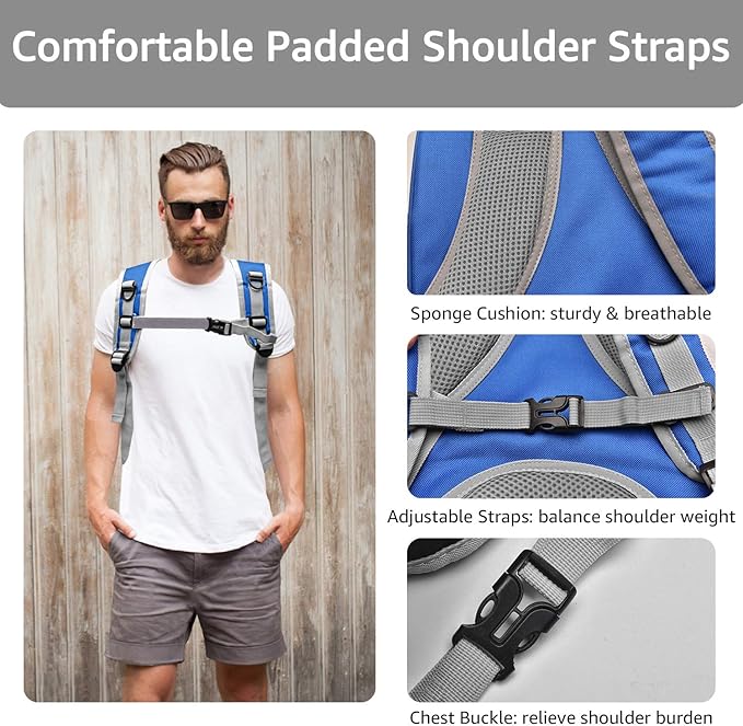 Henkelion Cat Backpack Carrier Bubble Carrying Bag, Small Dog Backpack Carrier for Small Medium Dogs Cats, Space Capsule Pet Carrier Dog Hiking Backpack, Airline Approved Travel Carrier - Navy Blue