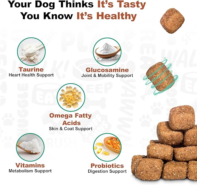 Doggie Dailies Senior Essentials Multivitamin for Dogs Soft Chews | Advanced Dog Multivitamin | Nutritional Support for Joints, Skin & Coat, Digestion, and the Immune System | Bacon Flavor | 120 Count