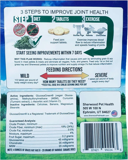 Vegan Joint Support by Sherwood Pet Health (100 Tablets - 50 Grams)