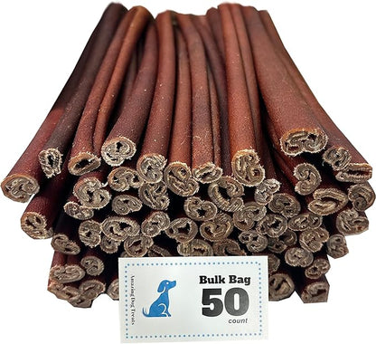 Amazing Dog Treats 12 Inch Collagen Stick - (50 Count)- Collagen Sticks for Dogs - No Hide Dog Bones