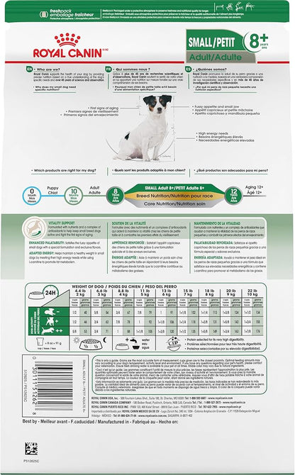 Royal Canin Size Health Nutrition Small 8+ Senior Dry Dog Food, 13 lb Bag