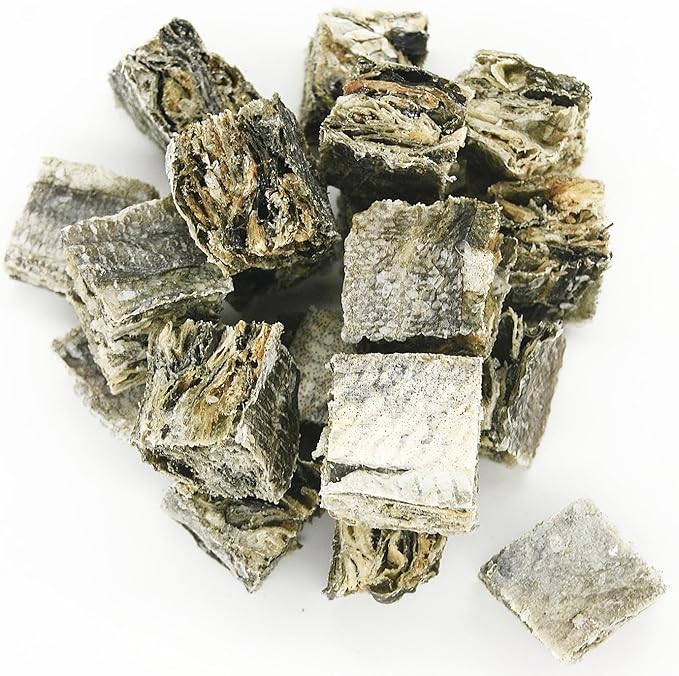 Hubert Pet Premium Cod Skin Crisps - Single Ingredient Natural Dog Treats for All Breeds, No Artificial Anything - 1.5 lbs Bag