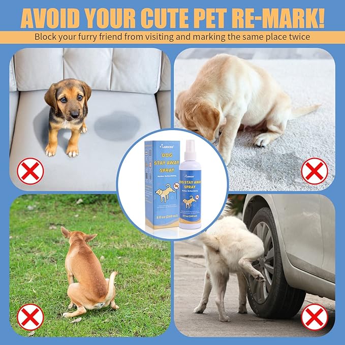 8oz Not Here Dog Spray for Dogs to Stop Peeing, Dog Stay Away Here No More Pee, Pet No More Marking for Indoors & Outdoor Use