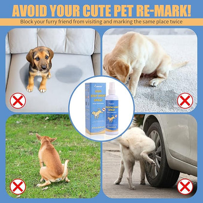 8oz Not Here Dog Spray for Dogs to Stop Peeing, Dog Stay Away Here No More Pee, Pet No More Marking for Indoors & Outdoor Use