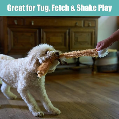 SPOT Skinneeez Fox 23-Inch Stuffing-Free Plush Dog Toy – Realistic Design with 2 Squeakers – Durable, Soft Polyester for Medium & Large Dogs – Tug, Fetch & Shake Play – for Moderate Chewers