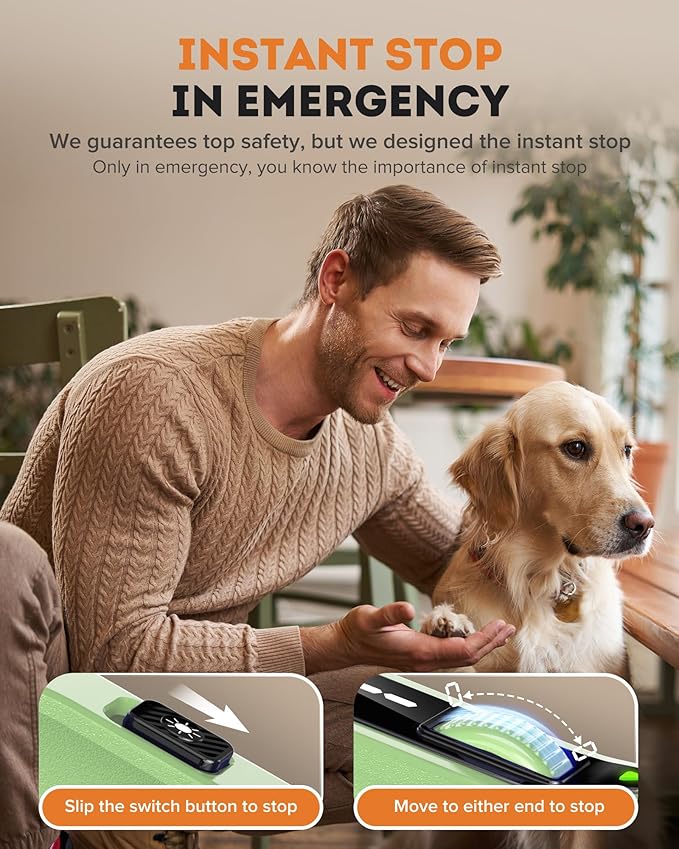 YABIFE 7-Speed Dog Nail Trimmers, Professional Dog Nail Grinder with Light - Heavy Duty Pet Nail Grinder for Dogs/Cats/Birds/Small Animals - Whisper Quiet, Single Hand Operation