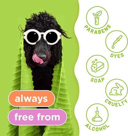 TropiClean 2-in-1 Dog Shampoo and Conditioner & Dog Detangler Spray Dematting, Grooming Bundle, Puppy Safe, Made in USA