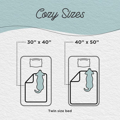 Best Friends by Sheri Calming Shag Dog Blanket, Frost Gray, 40" x 50"