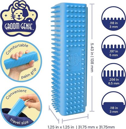 Magic Pet Hair Block Brush (Sky Blue) | Ultimate Dog & Cat Hair Remover for Sofa, Furniture, Carpet, Bedding, and Clothing | Reusable, Durable, and Easy to Use