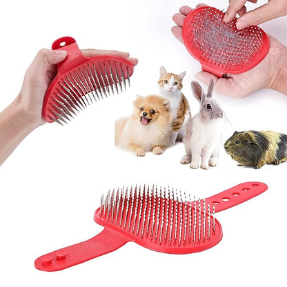 Allazone 13 PCS Small Animal Grooming Supplie, Nail Clipper and Trimmer, Pet Hair Remover Comb, Small Animal Massage Brush Double-Sided Comb and Toothbrush for Dog Bunny Rabbit Hamster