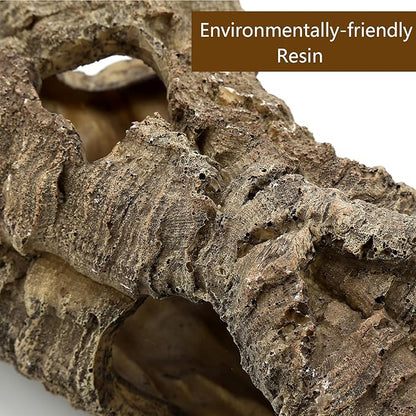 Large Reptile Hide, 12”, Aquarium Decor, Territorial Fish Hideaway, Hideout House, Reptile Decoration
