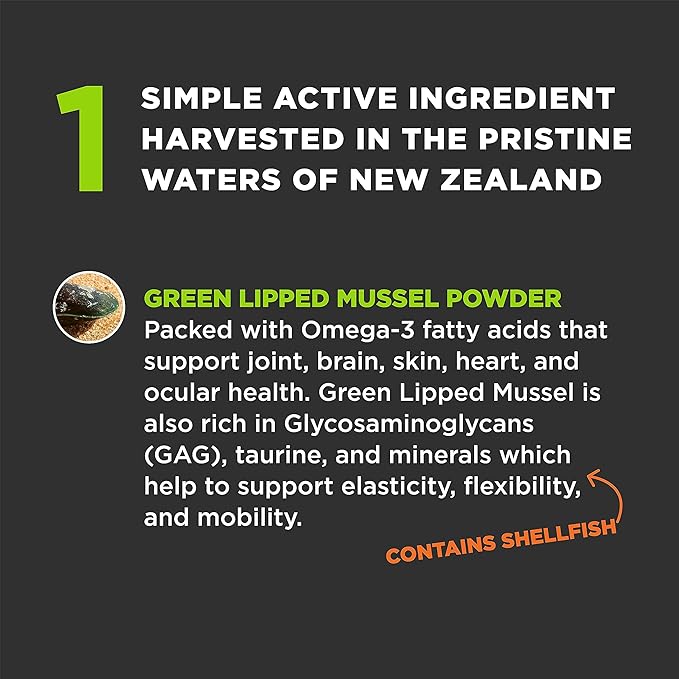 Super Snouts Joint Power – 60 Soft Chews – Joint Supplement for Dogs and Cats with Green Lipped Mussel Helps Ease Discomfort & Stiffness– Made in The USA