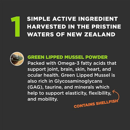 Super Snouts Joint Power – 60 Soft Chews – Joint Supplement for Dogs and Cats with Green Lipped Mussel Helps Ease Discomfort & Stiffness– Made in The USA