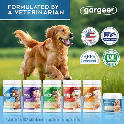 Advanced Hip & Joint Support Pro Supplement. Rich with Glucosamine, MSM & Green Lipped Mussel. For All Dog Breeds & Ages. 60 Duck Flavored Chews for Enhanced Mobility. Made in the USA, Enjoy !