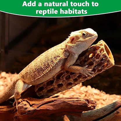 5.9“ Resin Cholla Wood Aquarium Décor Wood- Realistic Shrimp Hideout & Climbing Toy (1-Pack / 2-Pack) (1 PCS)