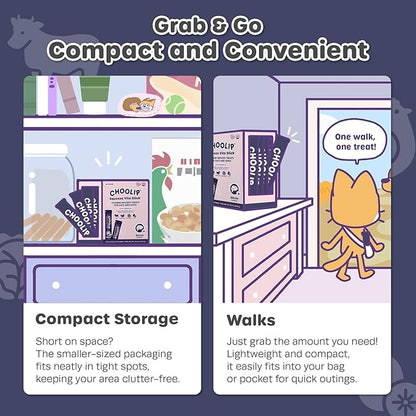 Squeeze Vita Stick Lickable Cat and Dog Treats – 49-Count Brain Support Sticks with Multivitamins, Soft Squeezable Paste for All Life Stages, Supporting Brain Health