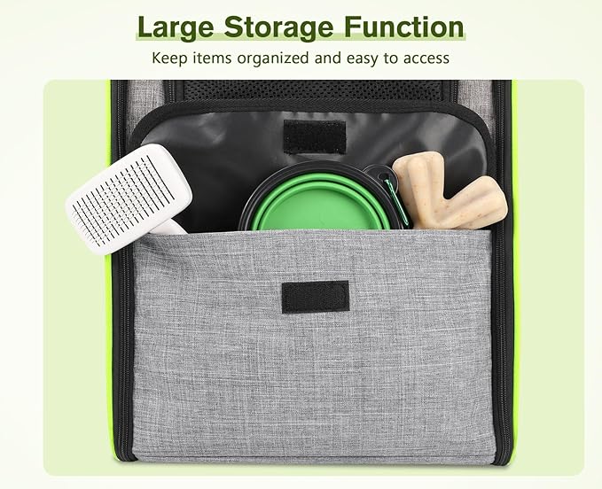 Pecute Cat Backpack Carrier, Small Dog Backpack Carrier, Pet Backpack Carrier for Cats Dogs Puppy Kitten, Cat Carrier Bag Carrying for Travel Hiking Bike Riding Walking Outdoor