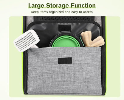 Pecute Cat Backpack Carrier, Small Dog Backpack Carrier, Pet Backpack Carrier for Cats Dogs Puppy Kitten, Cat Carrier Bag Carrying for Travel Hiking Bike Riding Walking Outdoor