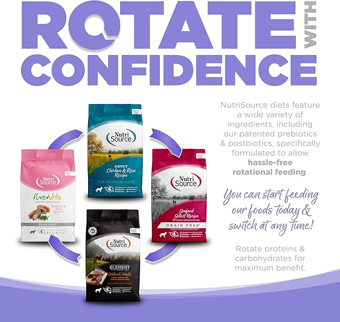 NutriSource Element Series Upland Stream Dry Dog Food, Quail, Rabbit & Trout, 4LB