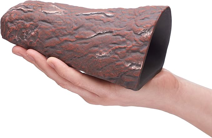 Plecoceramics Pleco Cave Cone Breeding Ceramic Decorations Fish Tank Aquarium (Brown)