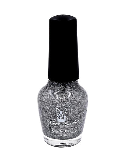 Warren London Dog Nail Polish in A Bottle Premium Coverage & Color- Made in USA- Sparkle Silver