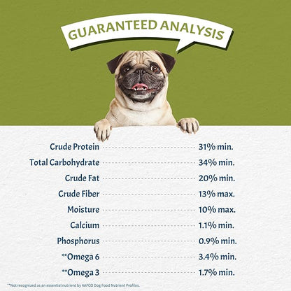 Canine Caviar - Small Breed: Chicken & Whole Ground Oats, Alkaline Dry Dog Food, Limited Ingredients, Gluten-Free, Based on Science & Research, Veterinary Alternative Diet (11 Pound Bag)
