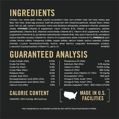 Purina Pro Plan Large Breed Weight Management Dry Dog Food, Chicken and Rice Formula - 34 lb. Bag