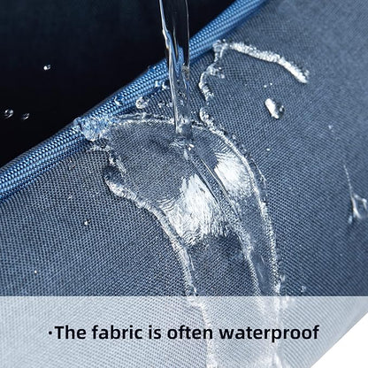 Orthopedic Dog Beds for Medium Large Dogs, Durable Egg Crate Foam Sofa Dog Bed wit Washable Removable Cover,Waterproof Lining and Nonskid Bottom,Pet Bed for Large Dogs (Dark Grey, X-Large)