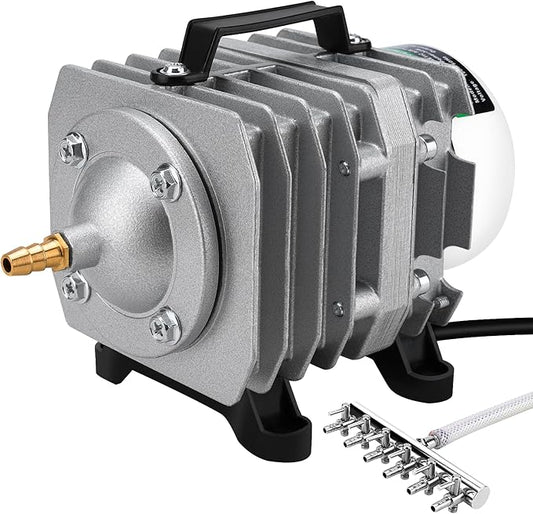 950/1110GPH Aquarium Air Pump,Fish Tank Air Pump with Adjustable Flow,3600/4200L Multi Purpose Commercial Air Pump for Aquarium,Pond,Hydroponic