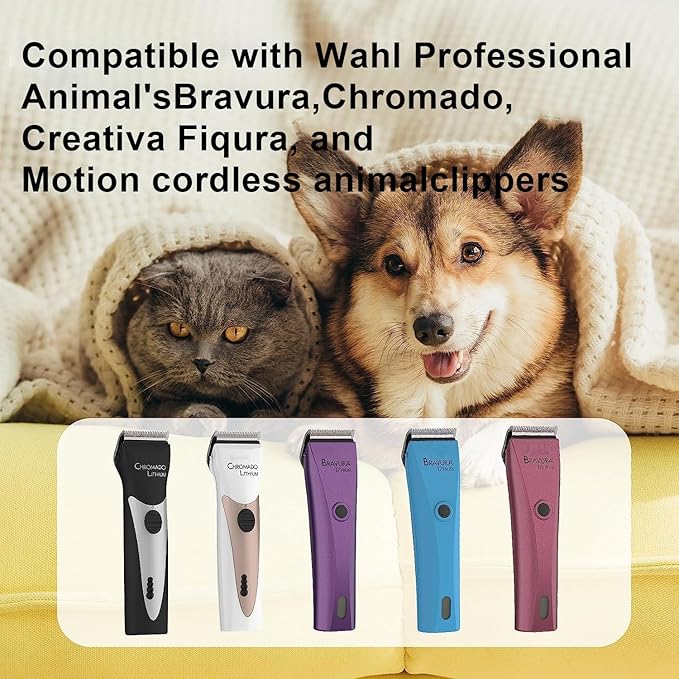 5 in 1 Replacement Blades Compatible with Wahl Bravura .Chromadoï¼_reativaï¼_igura Dog Clippers for Dogs Grooming-(1PC)