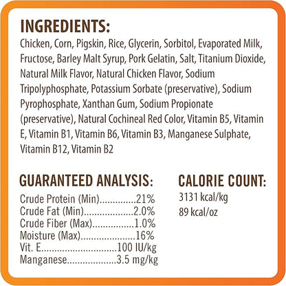 NutriChomps Dog Chews, 2.5-inch Knots, Easy to Digest, Long Lasting, Rawhide-Free Dog Treats, 8 Count, Real Chicken flavor