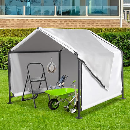 Dog Shade Shelter Outdoor Dog House with Upgraded Door Weatherproof Dog Tent for Large Medium Small Dogs, Cats, Small Animals