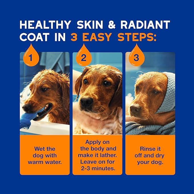 DOUXO® Skin & Coat SPA - Ultra-Safe 2 in 1 Conditioning Dog Shampoo, 16 fl oz, Cleans and Deeply Hydrates The Skin, Enhances The Coat, Leaves The Coat Soft, Silky and Detangled, Skin-Friendly Formula