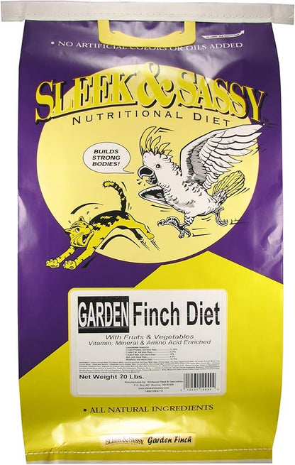SLEEK & SASSY Garden Finch Bird Food (20 lbs.)