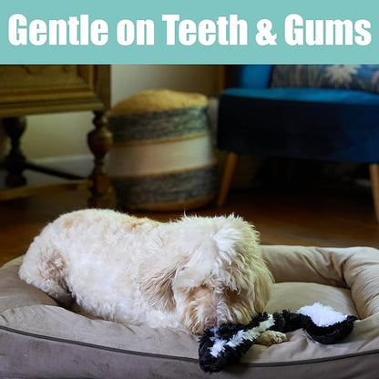 SPOT Skinneeez Skunk 23-Inch Stuffing-Free Plush Dog Toy – Realistic Design with 2 Squeakers – Durable, Soft Polyester for Medium & Large Dogs – Tug, Fetch & Shake Play – for Moderate Chewers