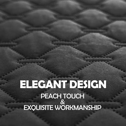 gogobunny 100% Double Sided Waterproof Dog Blanket Soft Pet Bed Cover Reversible Protect Furniture Couch Sofa Car for Puppy Large Dog Cat (Dark Charcoal/Light Charcoal, 30x30 Inch (Pack of 1))