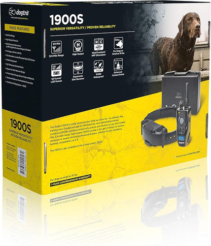 Dogtra 1900S 3/4 Mile Range Rechargeable E-Collar with Adjustable Levels for Dogs