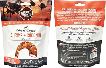 Smart Cookie All Natural Soft Dog Treats - 5 Flavor Variety Pack (5oz Each) - Healthy Dog Treats for Dogs & Puppies with Allergies, Sensitive Stomachs - Chewy, Grain Free, Made in USA