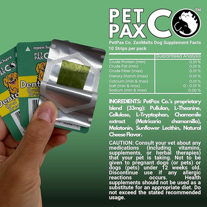 Bad Breath Oral Support for Dogs 5 in 1 – 10 Oral Melts – Natural Sage, Spirulina, Apple Cider Vinegar – Dog Dental Care Products & Breath Freshener – Fast Dissolving Dog Breath Treats