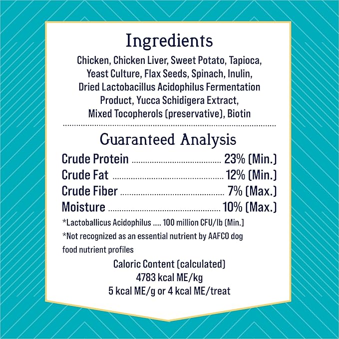 Stewart Freeze Dried Dog Treats, Healthy Gut Chicken & Vegetable, Gut Health Probiotics, Grain Free, 8 Ounce Resealable Pouch, Made in USA