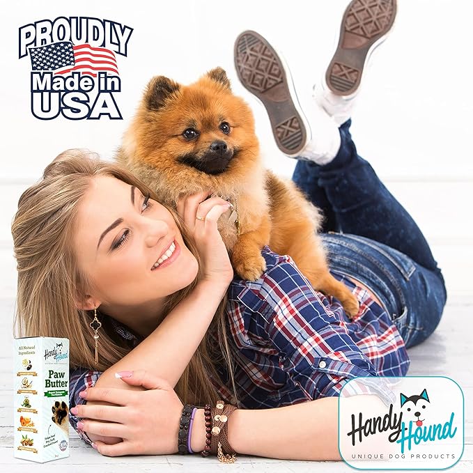 Dog Paw Balm - Paw Butter  Ultimate Dog Paw Protector & Dry Skin Treatment - Nourishing Paw, Nose & Dry Skin Soother - Lick-Safe Paw Balm Dogs Trust - Made in The USA - 2 oz