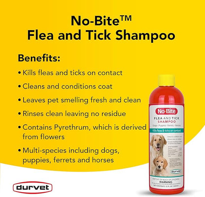 Durvet No-Bite Shampoo, 12-Ounce