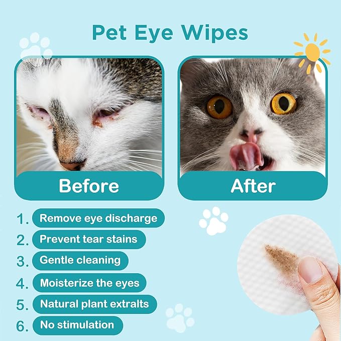Dog Teeth Cleaning Wipes Dog Eyes Wipes Dog Ear Wipes Finger (3 Pack 200 Wipes) Pet Cleaning Wipes Kit,Dog Wipes Cleaning Deodorizing for Removing Plaque and Tartar & Ear Wax & Eye Secretions
