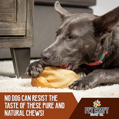 Pet Craft Supply Pure Natural Grass Fed Grain Free Water Buffalo Variety Pack of 11 Durable Tough Dog Chew for Aggressive Chewers and Puppies, Black