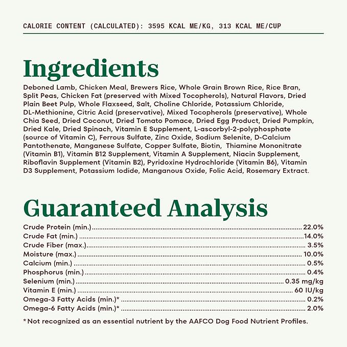 Nutro Natural Choice Adult Dry Dog Food, Lamb and Brown Rice Recipe, 30 lbs.