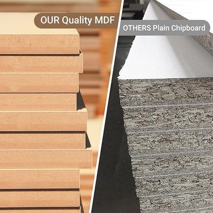 Rovibek Double Dog Crate Furniture, 86 Inch, 2 Dog Crate with Removable Divider & Trays, Furniture Style Dog Cage for 2 Dogs Indoor with Three Doors, Rustic Brown